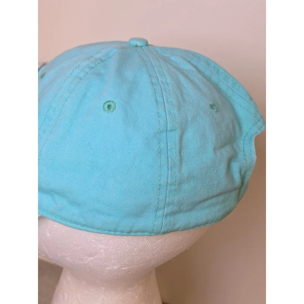 Mud Pie Turquoise Cotton Monogrammed KBR Patch Baseball Cap Adjustable Hat